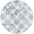 thumbnail image 1 of SAFAVIEH Martha Stewart Isabella Diamond Area Rug, Ivory/Grey, 6'7" x 6'7" Round, 1 of 8