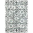 thumbnail image 1 of SAFAVIEH Martha Stewart Isabella Diamond Area Rug, Navy/Ivory, 5'3" x 7'7", 1 of 8