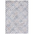thumbnail image 1 of SAFAVIEH Martha Stewart Isabella Diamond Area Rug, Silver/Ivory, 5'3" x 7'7", 1 of 8