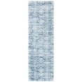 thumbnail image 1 of SAFAVIEH Martha Stewart Isabella Tazmin Diamond Runner Rug, Denim Blue/Ivory, 2'2" x 7', 1 of 11