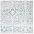 thumbnail image 1 of SAFAVIEH Martha Stewart Isabella Jervis Clover Area Rug, Turquoise/Ivory, 6'7" x 6'7" Square, 1 of 11