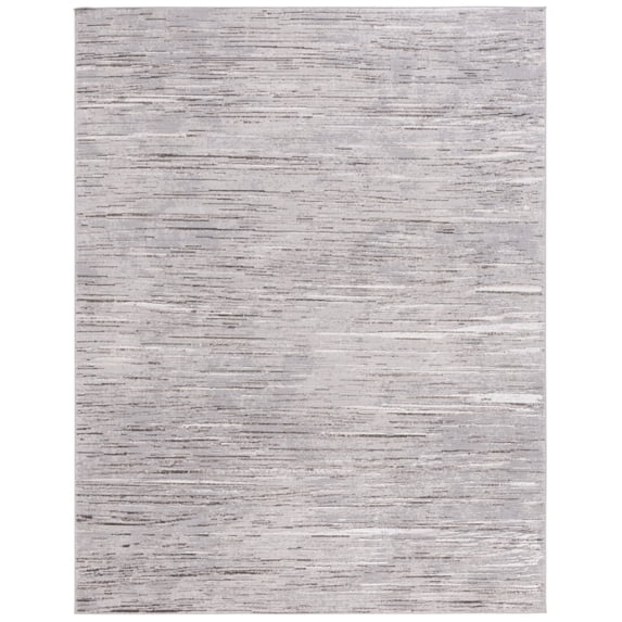 SAFAVIEH Martha Stewart Isabella Striped Area Rug, Grey/Light Grey, 4'5" x 6'5"