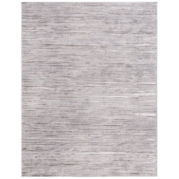 SAFAVIEH Martha Stewart Isabella Striped Area Rug, Grey/Light Grey, 4'5" x 6'5"