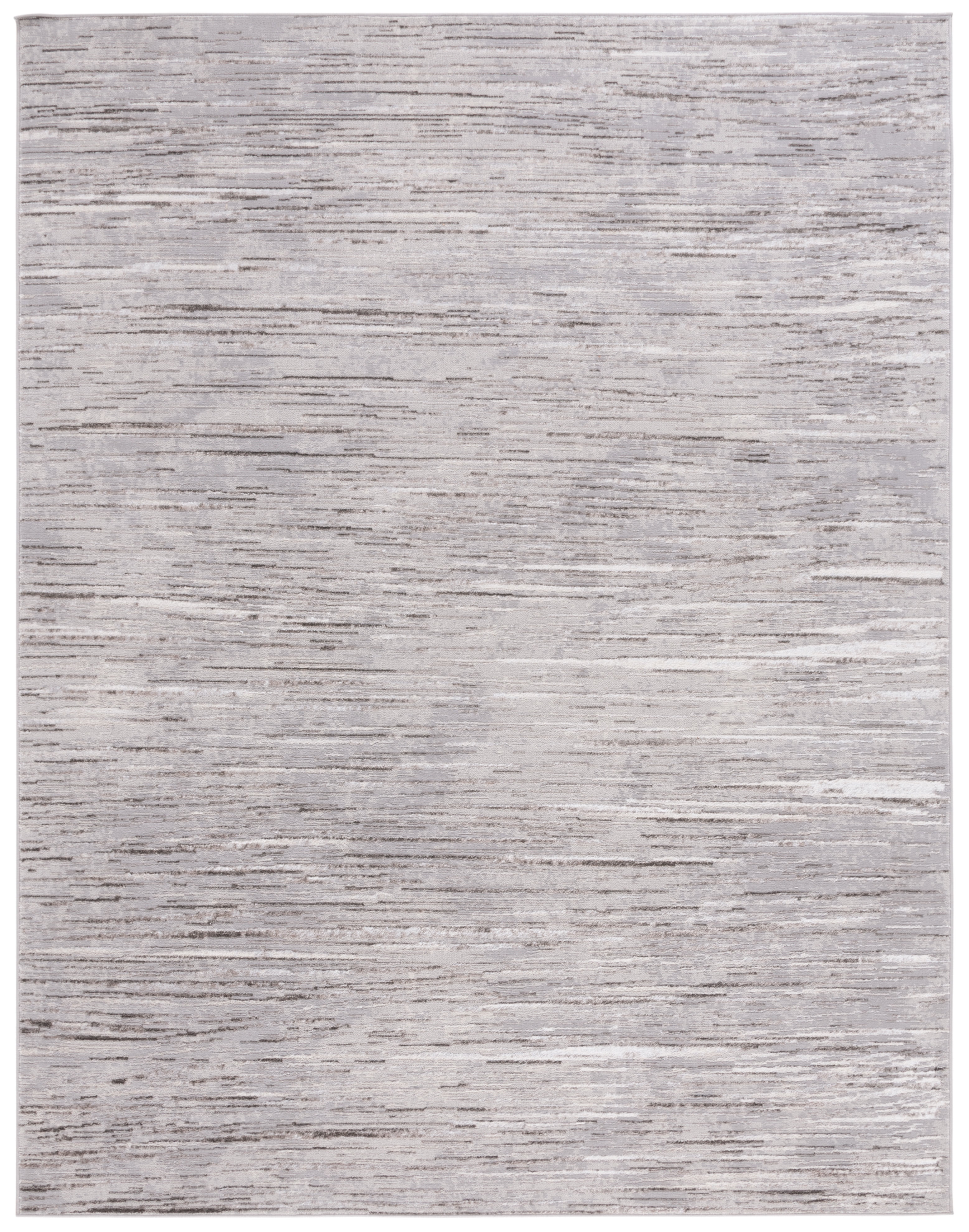 Gray and Light Gray Tufted Handmade Washable Rectangular Rug