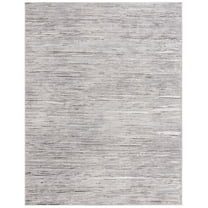 SAFAVIEH Martha Stewart Isabella Striped Area Rug, Grey/Light Grey, 8' x 10'