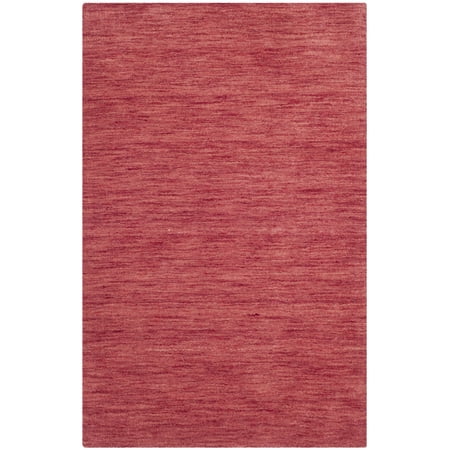 SAFAVIEH Martha Stewart Isidore Solid Wool Area Rug, Adobe, 2'6" x 3'10"