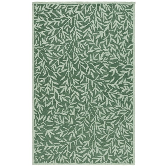 SAFAVIEH Martha Stewart Jardin Floral Area Rug, Green, 5' x 8'