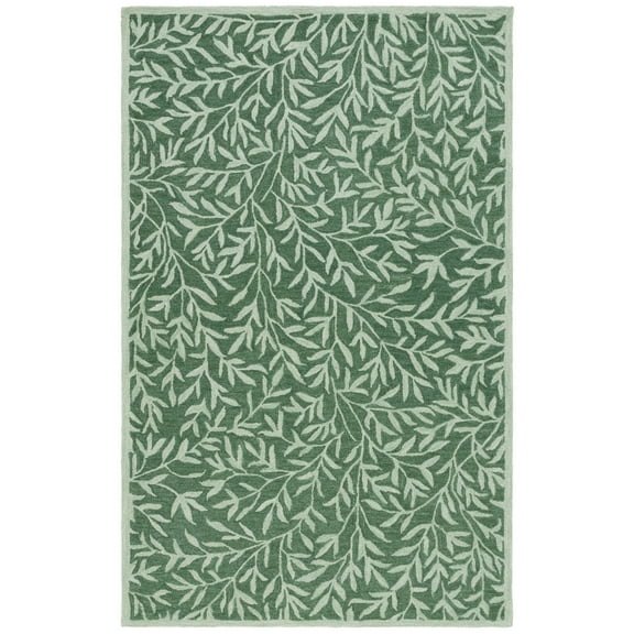SAFAVIEH Martha Stewart Jardin Floral Area Rug, Green, 8' x 10'