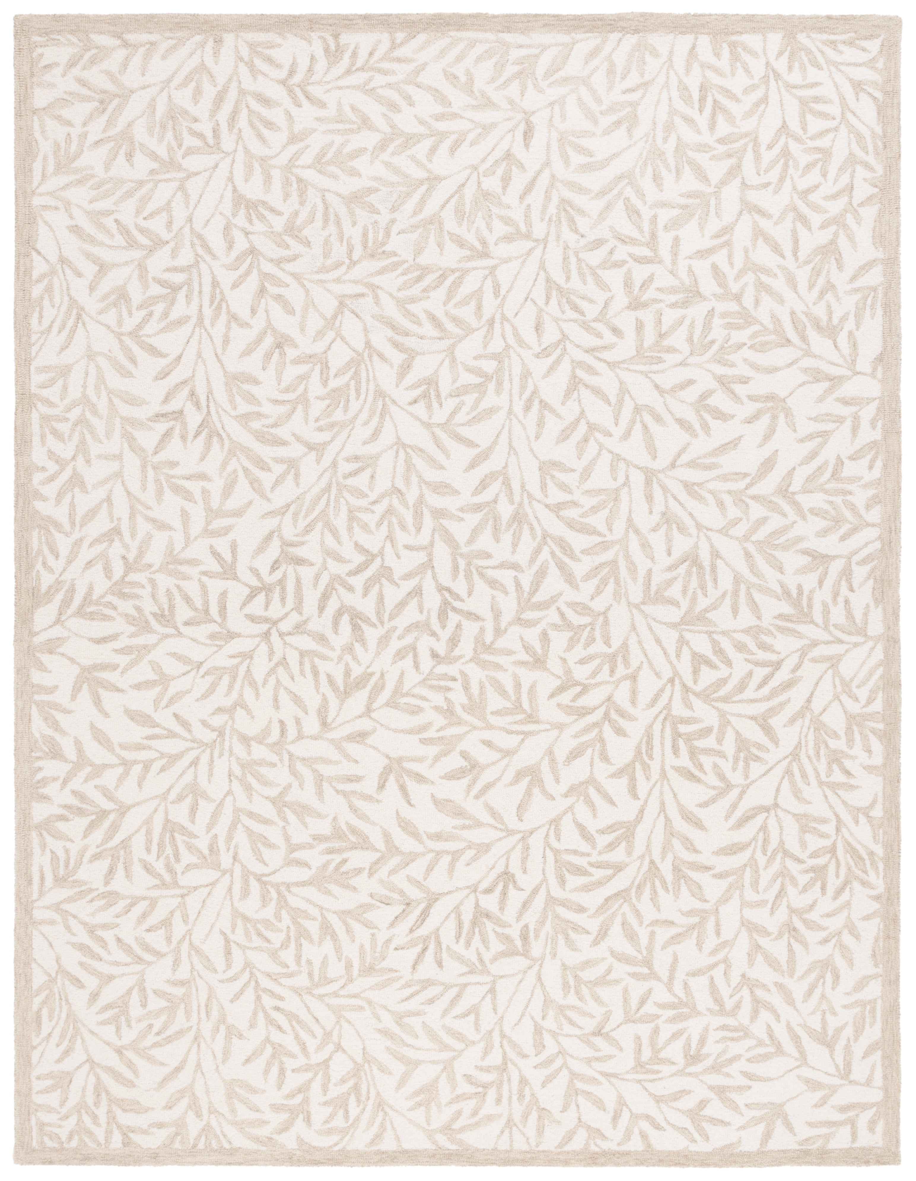 SAFAVIEH Martha Stewart Jardin Floral Area Rug, Ivory/Beige, 8' x 10'