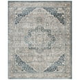thumbnail image 1 of SAFAVIEH Martha Stewart Jessalyn Floral Bordered Area Rug, Cream/Blue, 5'3" x 7'6", 1 of 4