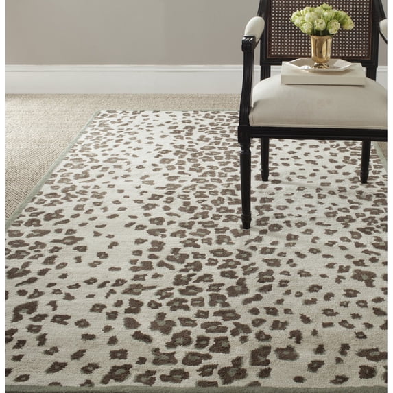 SAFAVIEH Martha Stewart Kalahari Spotted Area Rug, Grassland Green, 2'6" x 4'3"