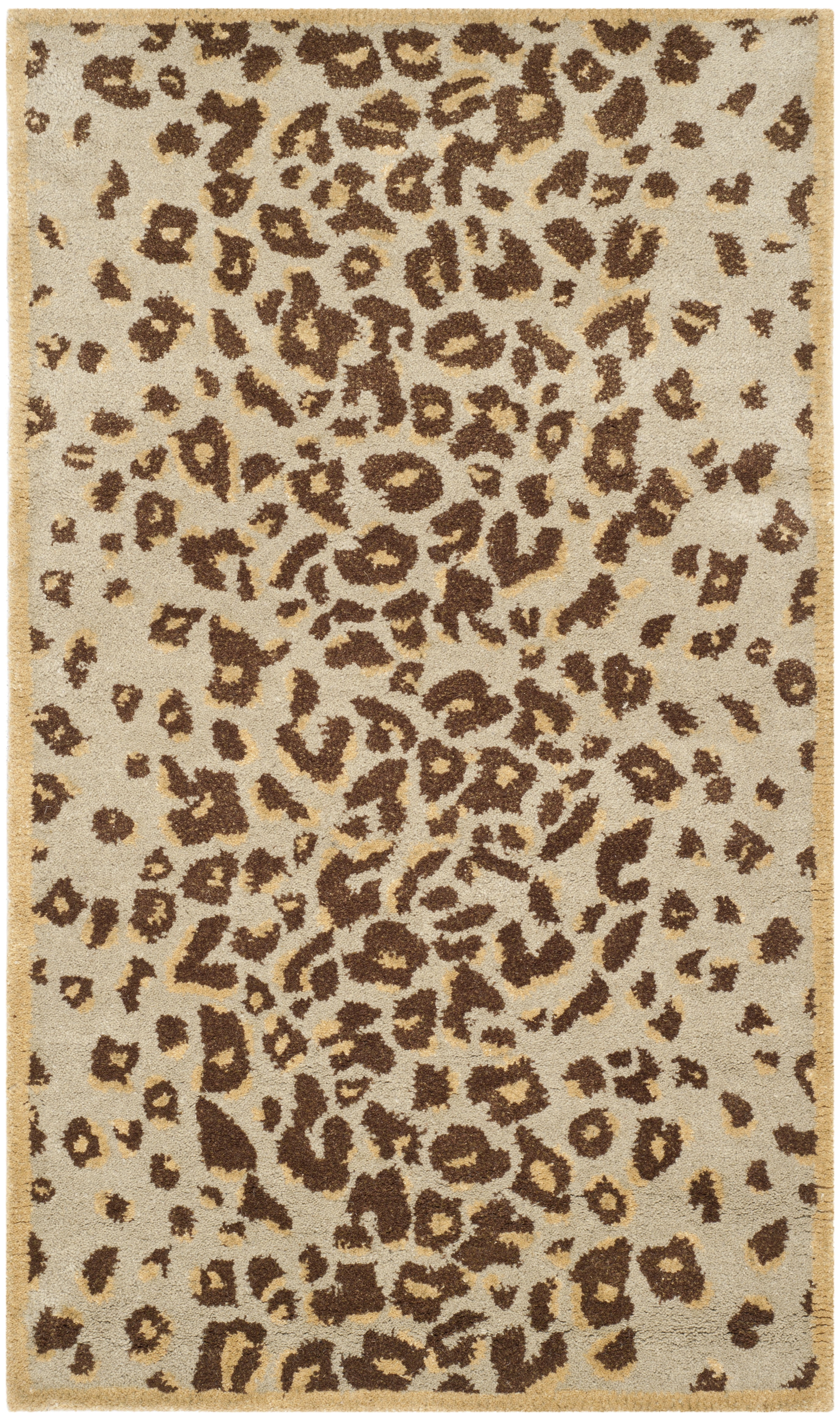 SAFAVIEH Martha Stewart Kalahari Spotted Area Rug, Horizon Sandbeige, 2'6" x 4'3"