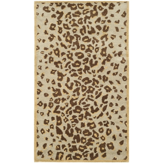 SAFAVIEH Martha Stewart Kalahari Spotted Area Rug, Horizon Sandbeige, 2'6" x 4'3"