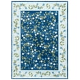 thumbnail image 1 of SAFAVIEH Martha Stewart Kyler Floral Machine Washable Area Rug, Dark Blue/Light Blue, 3' x 5', 1 of 11