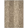 thumbnail image 1 of SAFAVIEH Martha Stewart Layered Faux Bois Indoor Area Rug, Coffee/Sand, 6'7" x 9'6", 1 of 6