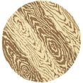thumbnail image 1 of SAFAVIEH Martha Stewart Layered Faux Bois Woodworks Wool Area Rug, Sequoia, 8' x 8' Round, 1 of 4