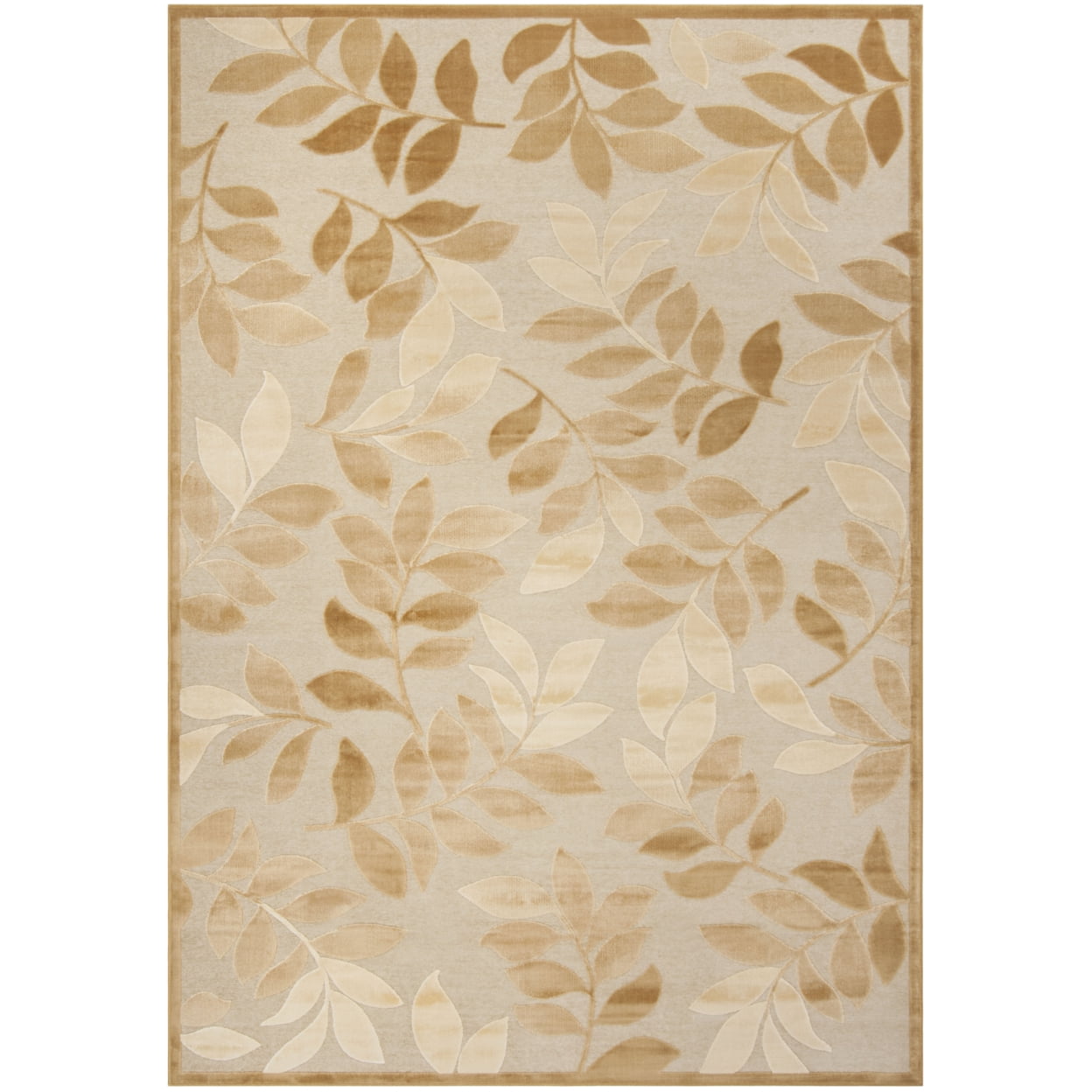 SAFAVIEH Martha Stewart Leafy Glade Floral Area Rug, Heavy Cream, 8' x ...