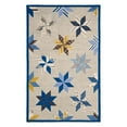 thumbnail image 1 of SAFAVIEH Martha Stewart Lemoyne Star Geometric Wool Area Rug, Azurite Blue, 6' x 6' Round, 1 of 3