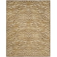 thumbnail image 1 of SAFAVIEH Martha Stewart Lisa Tiger Stripes Area Rug, Taupe/Cream, 8' x 10', 1 of 6
