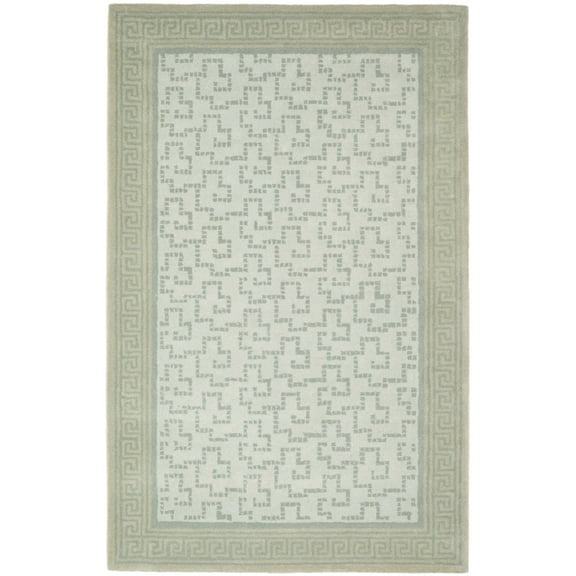 SAFAVIEH Martha Stewart Living Byzantium Sealing Wax Wool Area Rug, Rainwater, 5' x 8'