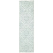 SAFAVIEH Martha Stewart Living Ogee Dot Spring Melt Wool Runner Rug, Spring Melt, 2'3"x8'