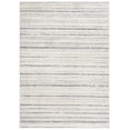 thumbnail image 1 of SAFAVIEH Martha Stewart Lucia Shag Area Rug, Ivory/Dark Grey, 8' x 10', 1 of 8