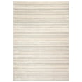 thumbnail image 1 of SAFAVIEH Martha Stewart Lucia Stephanie Striped Shag Area Rug, Light Grey/White, 2'6" x 3'9", 1 of 11