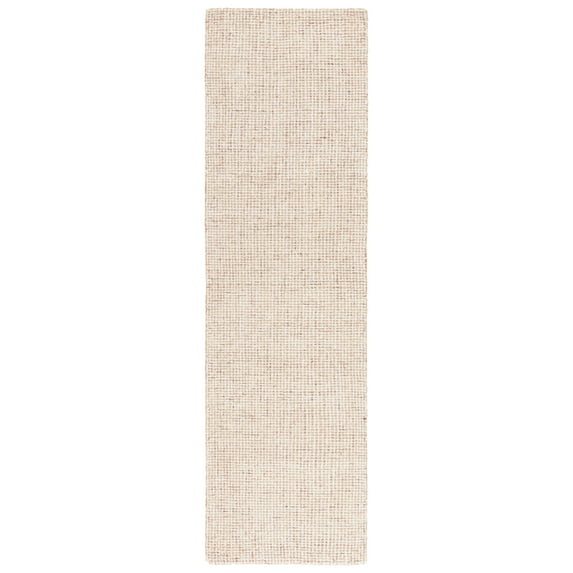 SAFAVIEH Martha Stewart Luther Solid Runner Rug, Rust/Ivory, 2'3" x 8'