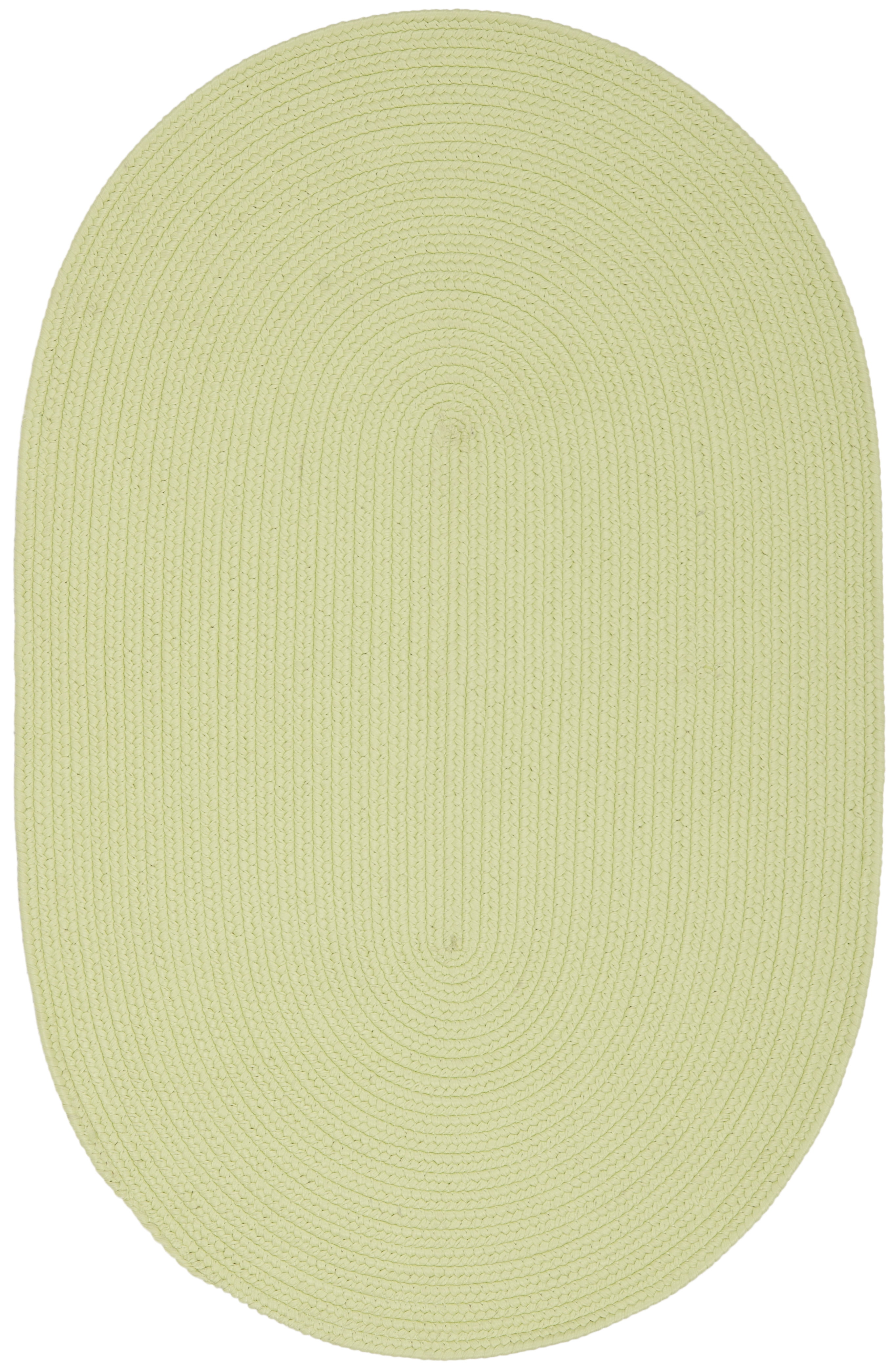 Eucalyptus Oval Braided Washable Synthetic Rug