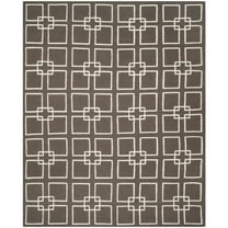 SAFAVIEH Martha Stewart MSR1151E Tilled Soil Brown Rug
