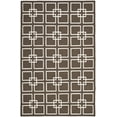 thumbnail image 1 of SAFAVIEH Martha Stewart Square Dance Indoor Area Rug, Tilled Soil Brown, 5' x 8', 1 of 6