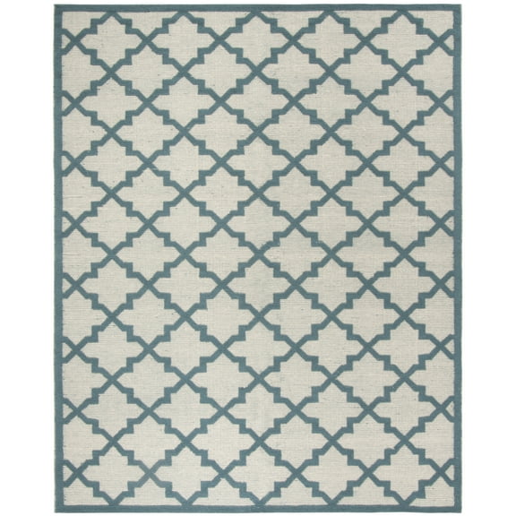 SAFAVIEH Martha Stewart MSR2552B Ivory / Light Blue Rug
