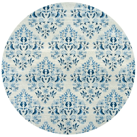 SAFAVIEH Martha Stewart MSR2856D Cream / Blue Rug
