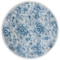 thumbnail image 1 of SAFAVIEH Martha Stewart Brentwood Nazca Floral Area Rug, Cream/Blue, 8' x 8' Round, 1 of 7