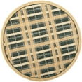 thumbnail image 1 of SAFAVIEH Martha Stewart Thalia Colorweave Plaid Area Rug, Cornucopia Gold, 6' x 6' Round, 1 of 8