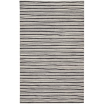 SAFAVIEH Martha Stewart Hand Drawn Stripe Area Rug, Wampum Purple, 9' x 12'