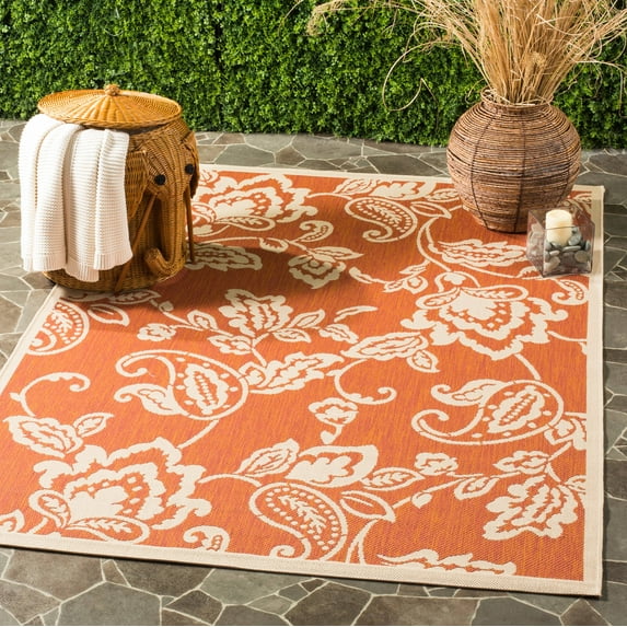 SAFAVIEH Martha Stewart MSR4182-23121 Terracotta/Beige Rug