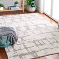 thumbnail image 1 of Safavieh Martha Stewart Fleur Distressed Area Rug, Light Gray/Ivory, 8' x 10', 1 of 10