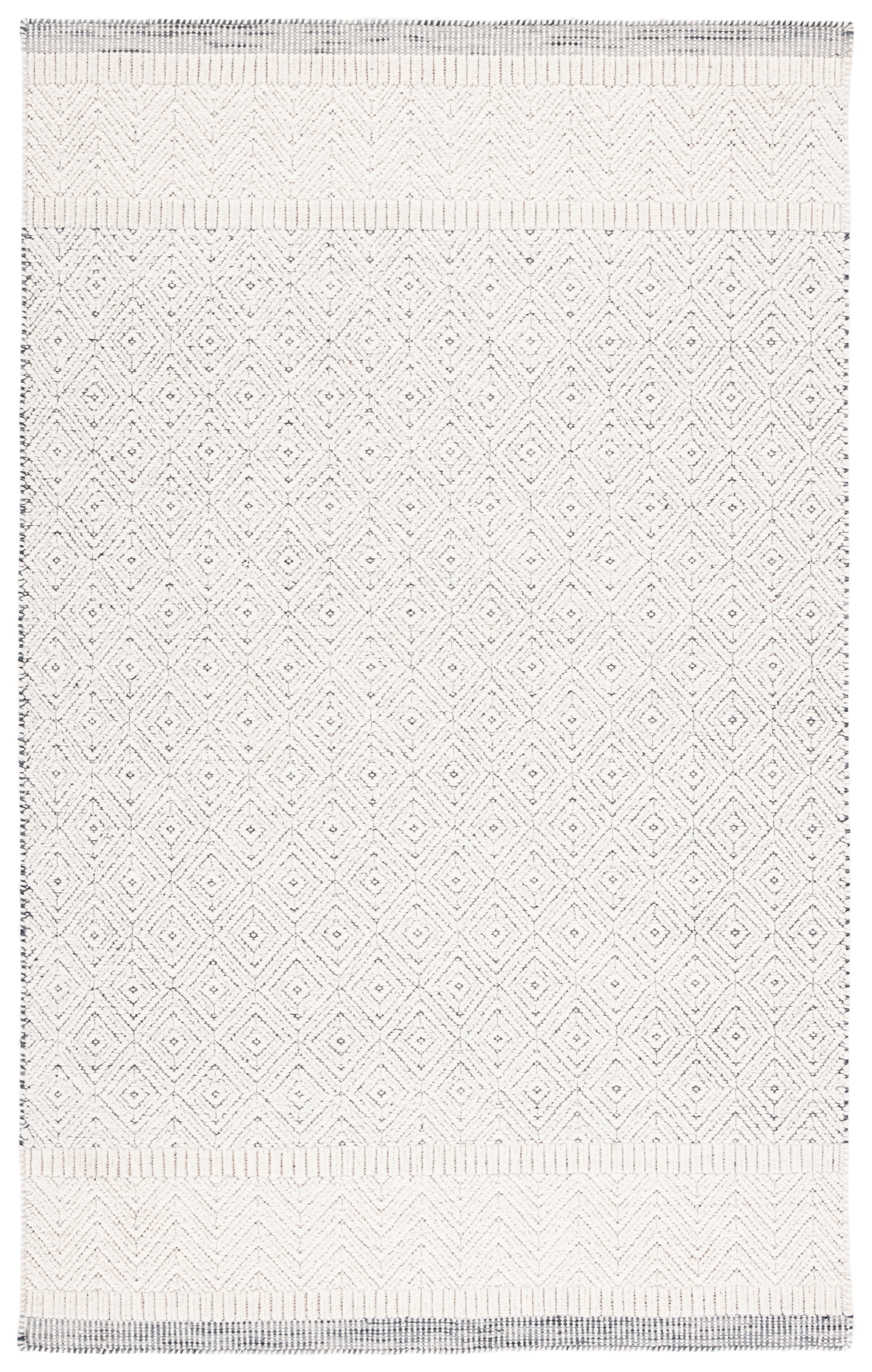 SAFAVIEH Martha Stewart Azalea Geometric Area Rug, Ivory, 5' x 8'