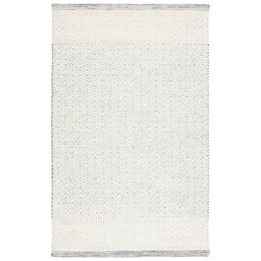 SAFAVIEH Martha Stewart Azalea Geometric Area Rug, Ivory, 3' x 5'