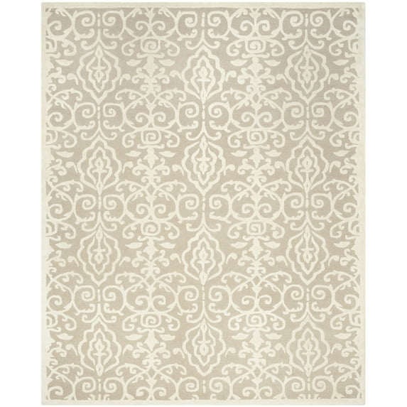 SAFAVIEH Martha Stewart Marais Geometric Damask Area Rug, Fledgling, 10' x 14'