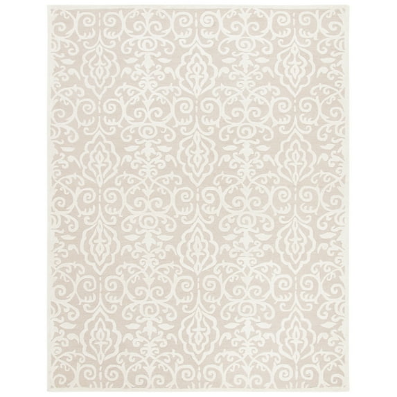SAFAVIEH Martha Stewart Marais Geometric Damask Area Rug, Fledgling, 4' x 6'