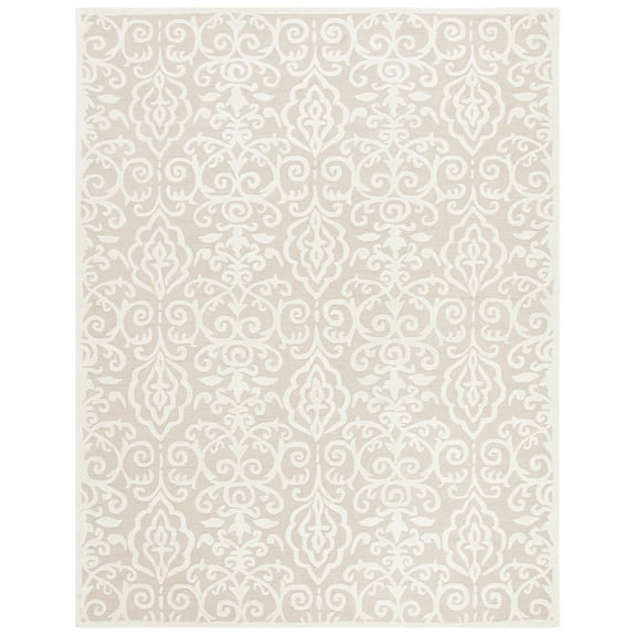 SAFAVIEH Martha Stewart Marais Geometric Damask Area Rug, Fledgling, 5' x 8'