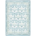 thumbnail image 1 of SAFAVIEH Martha Stewart Martha Floral Machine Washable Area Rug, Ivory/Light Blue, 5' x 7', 1 of 11