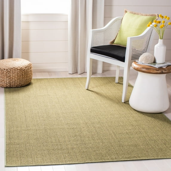 SAFAVIEH Martha Stewart Maximillian Solid Area Rug, Green, 5' x 7'