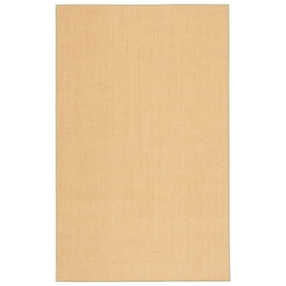 SAFAVIEH Martha Stewart Maximillian Solid Area Rug, Natural/Green, 5' x 7'