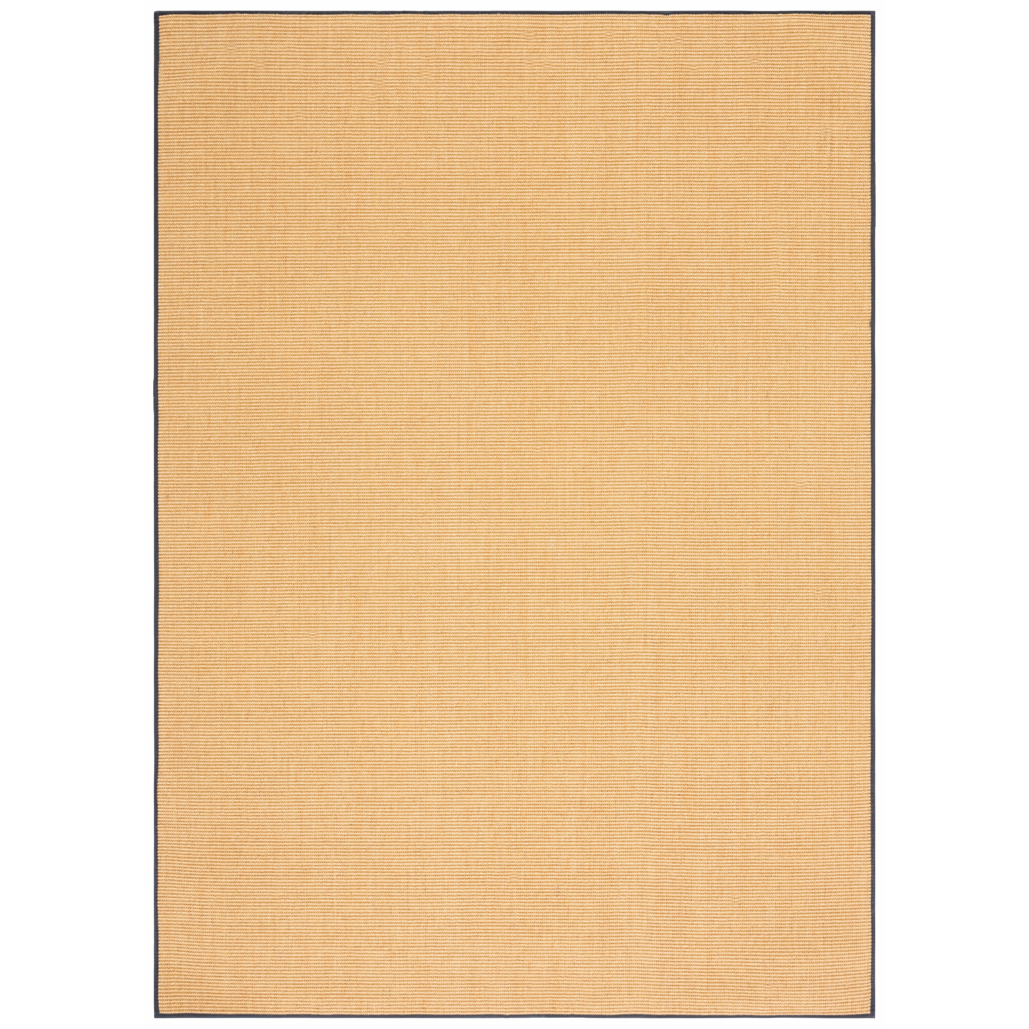Natural & Gray Handmade Wool Cotton Silk 6' x 9' Area Rug