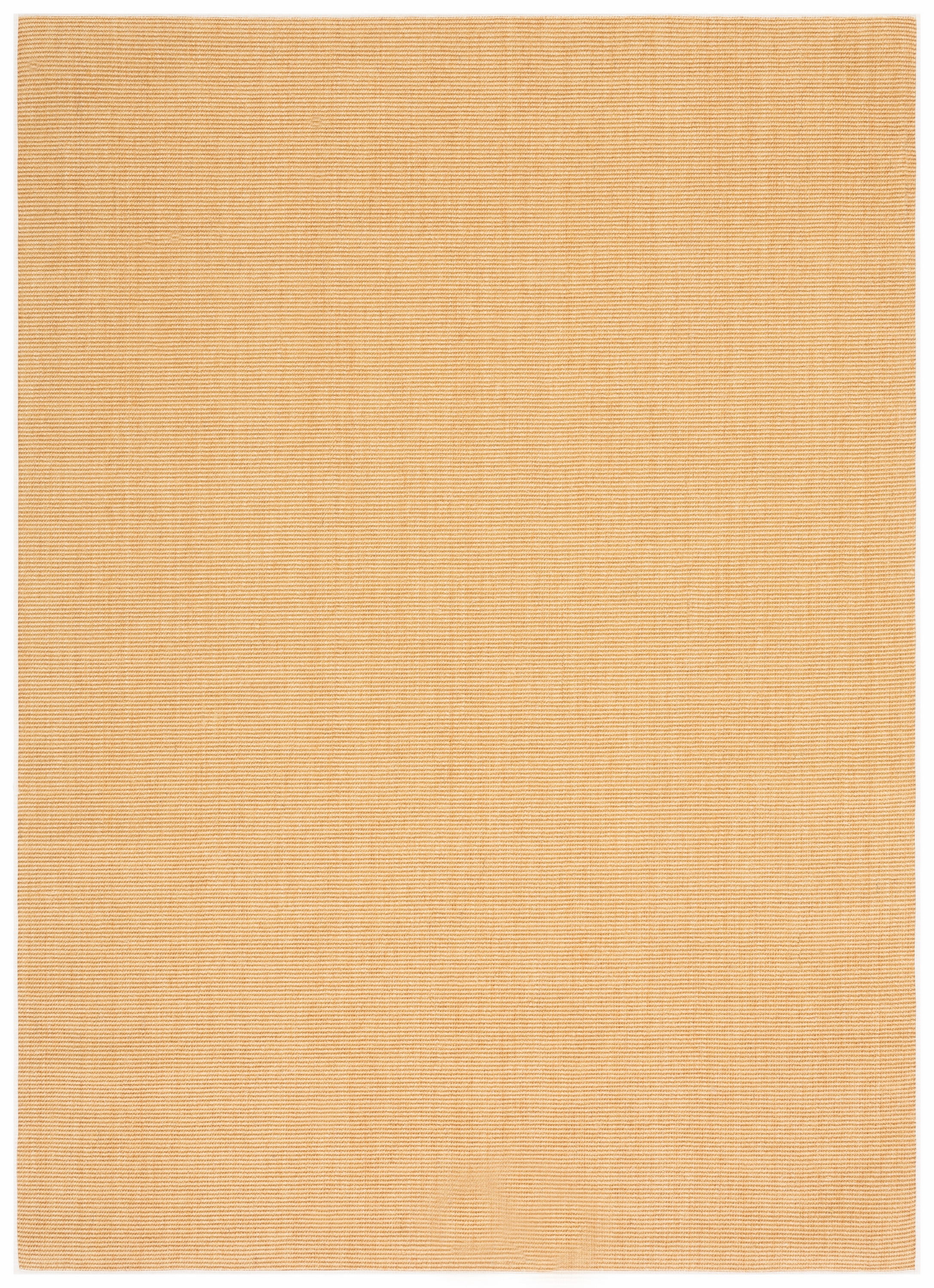 Hand-Knotted Natural & White Wool-Cotton-Silk 9' x 12' Rug