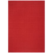 SAFAVIEH Martha Stewart Maximillian Solid Area Rug, Red, 3' x 5'