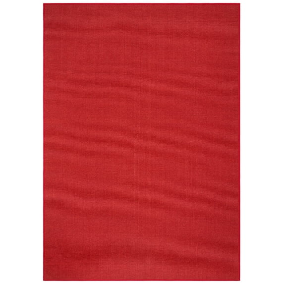 SAFAVIEH Martha Stewart Maximillian Solid Area Rug, Red, 4' x 6'